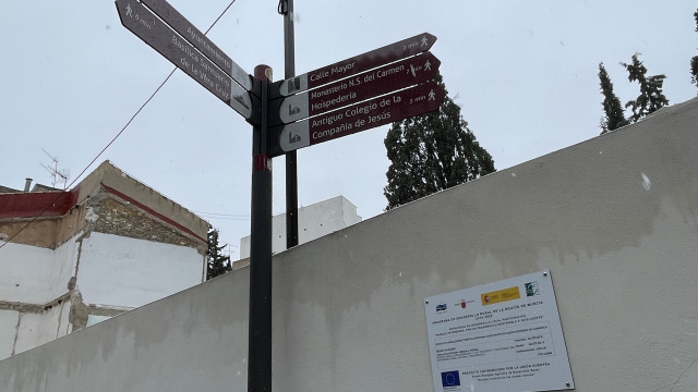 Señalización turística peatonal inteligente del casco histórico de Caravaca de la Cruz