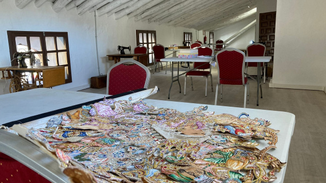 Adecuación de talleres de bordado y conservación de mantos de los Caballos del Vino