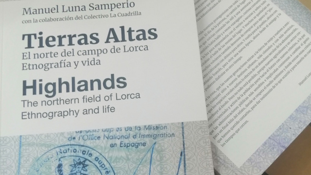 Un libro sobre el patrimonio cultural y medioambiental de las pedanías altas de Lorca